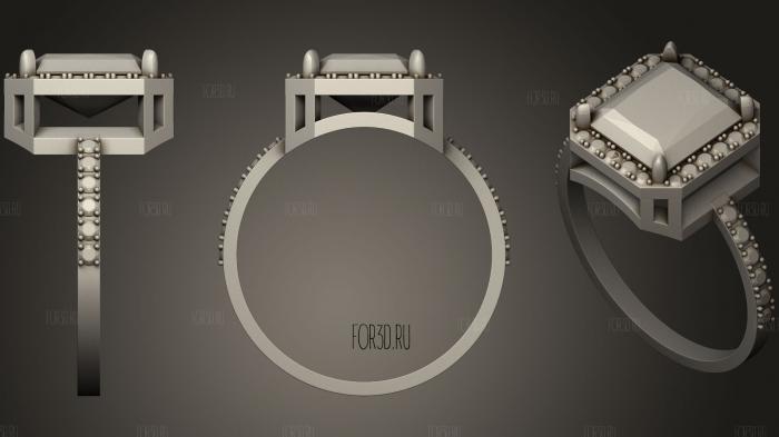 Ring 168 stl model for CNC